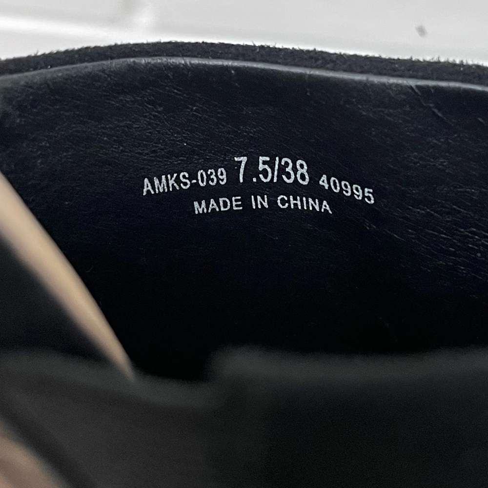 Chinese Laundry Black Suede Albright Platform, SZ 7.5 EUC - Picture 5 of 8